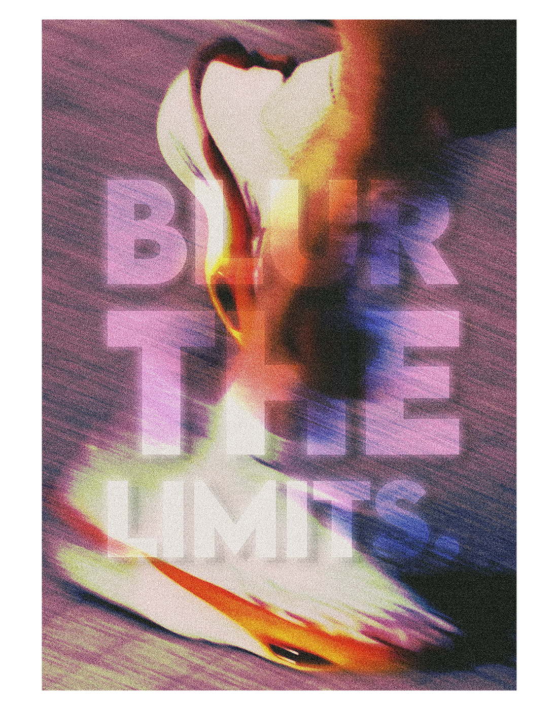 Blur The Limits wall poster
